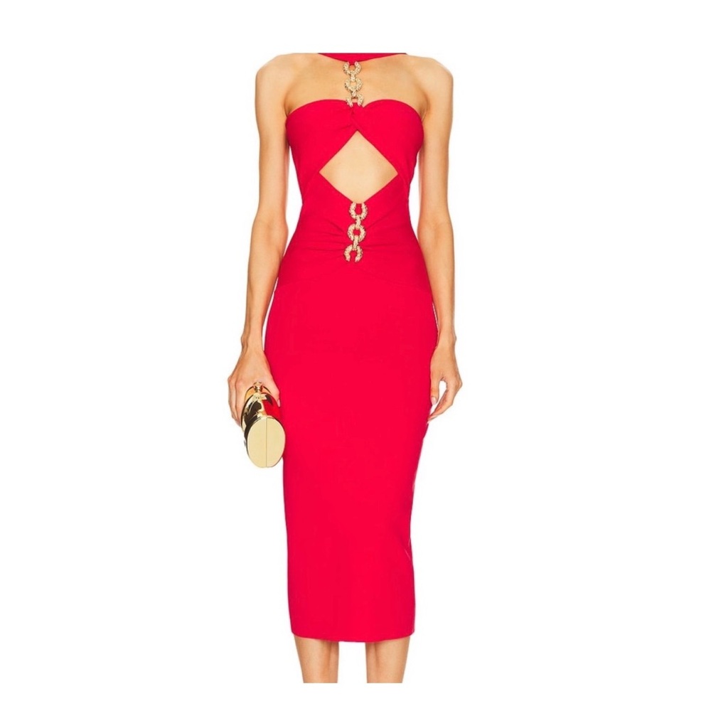 NWT Cult Gaia Kristos Dress Red XS